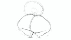 animated big_ass big_breasts breasts bubble_butt huge_ass thick_thighs wide_hips wip yiff_fantasy