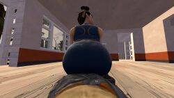 3d ass big_ass capcom chun-li chun-li_(fortnite) ellis_(left_4_dead) fortnite penis_in_ass street_fighter