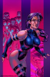 1girls comic cover_page creativore elizabeth_braddock female female_only fully_clothed marvel marvel_comics psylocke solo x-men