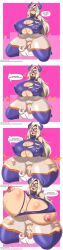 breast_expansion comic crysnickel cum_in_pussy edited_official_artwork english_text giant_breasts giantess growth mount_lady my_hero_academia sex thick thick_ass thick_thighs yuu_takeyama