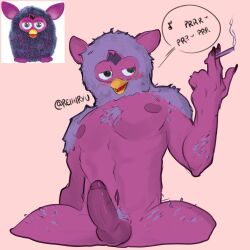 dick exibitionism furby furry furry_male gay male naked naked_male reihiryu solo_male