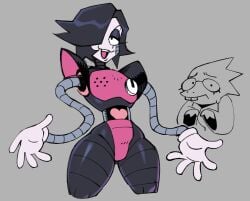 alphys ambiguous_gender androgynous android caliginous mettaton mettaton_ex robot robot_humanoid tagme thick_thighs thighs undertale undertale_(series)