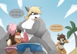 blowjob cub deer incest jerry_(pencil_bolt) oral pattie_(pencil_bolt) pencil_bolt shark young younger_female