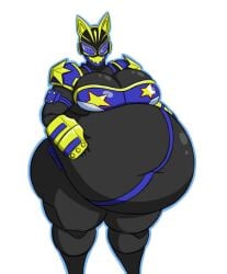 catgirl kamen_rider kamen_rider_geats_(series) kamen_rider_na-go kurama_neon masked_female mizz-britt overweight overweight_female