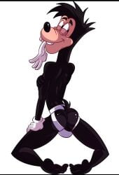 1boy a_goofy_movie bulge fur furry furry_only gay goof_troop iyumiblue jockstrap male male_only max_goof simple_background solo tagme white_background yaoi