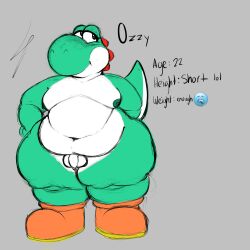 big_penis eye_moisturizer fat mario_(series) overweight penis yoshi