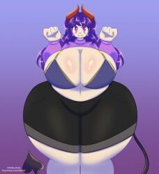 big_breasts big_thighs female female_only huge_breasts huge_thighs oddly_bally thick_ass thick_hips thick_thighs