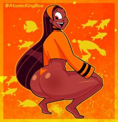 1girls artist_name ass athletic athletic_female atomickingboo big_ass big_breasts big_butt bottom_heavy breasts brown-skinned_female brown_body brown_hair brown_skin busty curvaceous curvy curvy_figure dark-skinned_female dark_hair dark_skin digital_drawing_(artwork) digital_media_(artwork) eyebrows eyelashes eyes female female_focus female_only fit fit_female hair hips hourglass_figure huge_ass huge_breasts human large_ass large_breasts legs lips long_hair mature mature_female orange_theme original original_character shaylynn_summer thick thick_hips thick_legs thick_thighs thighs upper_body voluptuous waist watermark wide_hips