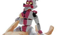 animatronic five_nights_at_freddy's five_nights_at_freddy's:_sister_location foxgirl funtime_foxy_(fnaf) funtime_foxy_(fnafsl) groping male/female riding robot vaginal_penetration