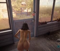 1girls ana_flores artist_request bra breasts ex_game_mod female female_only naked nipples nude shirtless tcm texas_chainsaw_massacre texas_chainsaw_massacre_game topless