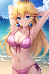 princess peach from mario (series) by dumi
