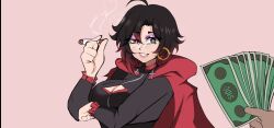 1girls aged_up black_hair female hyperrxgue looking_at_viewer prostitution ruby_rose rwby short_hair tagme
