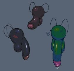 3boys ball_with_hyper_features balls big_balls big_penis blush erection flaccid fly fly_(the_binding_of_isaac) insect male_only multiple_boys multiple_penises non-human penis precum small_but_hung sweat tagme the_binding_of_isaac tookahp_(artist) waddling_head wings