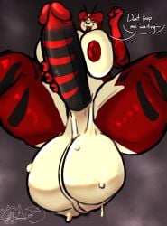 1futa absurd_res antennae_(anatomy) anthro areola arthropod ass balls bee big_balls big_butt big_penis black_sclera bodily_fluids breast_squish breasts commanderthings erection fangs felid fur futa_only futanari genitals gynomorph hi_res huge_balls huge_cock humanoid_genitalia humanoid_penis hybrid hymenopteran hyper hyper_balls hyper_genitalia hyper_penis insects intersex kono_(thatdudekono) lips low-angle_view mammal nipples one_eye_closed pantherine penis portrait presenting smooth_balls solo squish sweat sweaty_balls sweaty_genitalia teeth thick_thighs tiger tigerbee worm's-eye_view