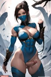 kitana from mortal kombat by redbisycle