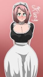 1girls boruto:_naruto_next_generations female female_only girl hips hips_wider_than_shoulders jfleng maid maid_headdress maid_outfit maid_uniform naruto naruto_(series) sakura_haruno tagme thick_hips thick_thighs thighs wide_hips