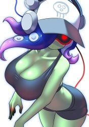 acht_(splatoon) big_breasts dedf1sh green_skin horny huge_breasts mizuta_ahato_(splatoon) nintendo nobunagapero octoling octoling_girl peronattu sanitized_(splatoon) sanitized_octarian sanitized_octoling splatoon splatoon_(series) tagme