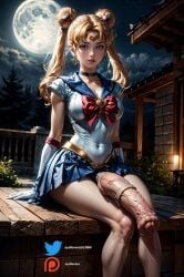 sailor moon from bishoujo senshi sailor moon by sydlorem
