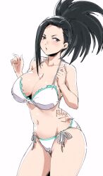 1girls bare_arms bare_belly bare_chest bare_hands bare_hips bare_legs bare_midriff bare_navel bare_shoulders bare_skin bare_thighs belly belly_button big_breasts bikini bikini_bottom bikini_only bikini_top black_hair black_hair_female blush blushing blushing_female boku_no_hero_academia breasts cleavage collarbone curvy curvy_body curvy_female curvy_figure curvy_hips curvy_thighs dot_nose elbows female female_focus female_only fingers frilled_bikini frilled_bikini_top groin hair_over_one_eye half_naked high_resolution highres hourglass_figure large_breasts legs light-skinned_female light_skin long_hair looking_at_viewer momo_yaoyorozu my_hero_academia naked naked_female navel nude nude_female parted_bangs ponytail pussy relaxjon shoulders side-tie_bikini simple_background slender_body slender_waist slim_girl slim_waist solo standing string_bikini student swimsuit swimwear thick_thighs thighs thin_waist upper_body v-line white_background white_bikini white_bikini_bottom white_bikini_only white_bikini_top white_string_bikini white_swimsuit white_swimwear wide_hips yaoyorozu_momo