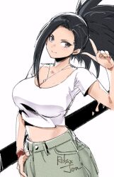 momo yaoyorozu from my hero academia by relaxjon