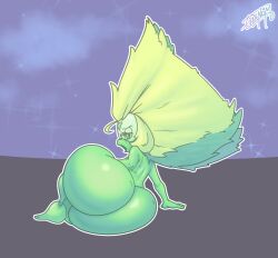 big_ass bubble_butt cartoon_network gem_(species) huge_ass kendalljt peridot_(steven_universe) steven_universe