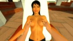 adriana_lima adriana_lima_(half-life_2_cinematic_mod) alternate_version alyx_vance erect_nipples fakefactory female garry's_mod half-life half-life_2 half-life_2_fakefactory_cinematic_mod hands latina looking_at_viewer looking_pleasured lying nipple_fetish nipple_fondling nipple_masturbation nipple_piercing nipple_rub nipple_teasing nipple_tweak summer topless