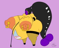 big_lips bimbo bimbo_lips fishnets game_freak huge_ass huge_lips hyper_ass hyper_breasts hyper_lips leash leash_and_collar lipstick mawee mawile nintendo nipple_piercing pokemon pokemon_(species) pregnant property superredlunatic tagme