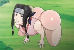 1boy animated animated_image ass big_ass big_butt black_hair bottomless bubble_ass bubble_butt dumptruck_ass dumptruck_butt fat_ass fat_butt femboy girly haku_(naruto) huge_ass huge_butt looking_at_viewer naruto naruto_(series) naruto_shippuden ninja_headband shaking_butt solo solodusk57 thick_ass thick_butt thick_thighs twerking