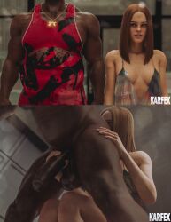 1boy 1girls 3d actress anilingus balls big_balls big_penis blindfold_(artist) celebrity cheating dark-skinned_male emma_watson faceless_male female female_focus female_rimming_male handjob handjob_while_rimming hi_res interracial karfex light-skinned_female muscular_male penis reach_around real_person rimming rimming_male rusty_trombone size_difference skimpy stitched