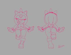 amy rose from sega by havoczo