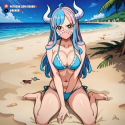 1girls 2d ai_generated ass beach big_ass big_belly big_breasts big_butt bikini blush bubble_ass bubble_butt cowgirl_position dat_ass female female_focus female_only female_protagonist fondling from_front_position horns horny huge_ass huge_belly huge_breasts huge_butt large_ass large_breasts light-skinned light-skinned_female light_skin long_hair mask masked masked_female medium_breasts multicolored_hair one_piece open_legs pale-skinned_female pale_skin rekonai shounen_jump tagme thick thick_ass thick_hips thick_legs thick_thighs tight_bikini touching_pussy touching_self ulti_(one_piece) wide_hips wide_spread_legs wide_thighs