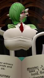 accidental_exposure big_ass big_breasts gardevoir huge_breasts kallylady nun nun_gardevoir_(cervina7) pokemon pokemon_(species) praying tagme thick thick_ass thick_thighs unaware