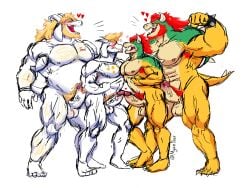 2023 4boys abs amused angry anthro arm_hair asgore_dreemurr asriel_dreemurr barazoku barefoot beard big_biceps biped blonde_beard blonde_body_hair blonde_hair blonde_pubes blush body_hair body_writing boss_monster bovid bowser bowser_jr. bracelet bracelet_only caprine chest_hair chest_tattoo cross-popping_vein crossover emanata erection facial_hair father_(lore) father_and_child_(lore) father_and_son_(lore) feet fist flexing_bicep floppy_ears flower_tattoo fur gay genitals goat green_head green_shell group hair heart heart_above_head heart_tattoo hi_res horn jewelry koopa laugh laugh_emanata leg_hair male male/male male_only mammal mario_(series) morgandeer multiple_boys musclegut muscular muscular_anthro muscular_male name_in_text narrowed_eyes nintendo nipples non-mammal_nipples nude parent_(lore) parent_and_child_(lore) parent_and_son_(lore) pecs pecs_touching penis ponytail pubes red_beard red_eyes red_hair red_pubes rivalry scales scalie shell signature simple_background size_difference smile son_(lore) spiked_bracelet spiked_shell spiked_tail spikes spikes_(anatomy) standing tail tattoo touching_tips undertale undertale_(series) vein veiny_penis white_background white_body white_fur white_penis yellow_body yellow_penis yellow_scales