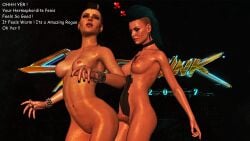 1futa 1girls 3d anal anal_insertion anal_sex areolae arms arms_at_sides ass background belly belly_button black_fingernails black_hair blue_hair bracelet bracelets breasts brown_body brown_nipples brown_skin cd_projekt_red choker clara_lille closed_eyes crossover cyberbrian360 cybernetics cyberpunk_2077 cyberware ear_piercing earrings english_dialogue english_text erect_nipples eye_makeup eyebrows eyelashes eyeliner eyes eyeshadow female freckles freckles_on_face from_behind from_behind_position futa_on_female futanari games goth goth_girl head_back head_tilt head_up heart herm hermaphrodite hightlights human intersex jewelry legs lips lipstick logo makeup medium_breasts mohawk mohawk_(hairstyle) multi_genitalia naked naked_female navel nude nude_female open_mouth penis penis_in_ass pleasure pleasure_face pleasured pleasured_face punk punk_girl pussy pussy_lips red_lips red_lipstick render ring_(jewelry) rings rogue_amendiares round_ass round_butt shaved_head shaved_side shiny_skin standing standing_position standing_sex standing_up tanned tanned_female tanned_skin teeth teeth_showing thighs ubisoft vagina video_games watch_dogs xnalara xps