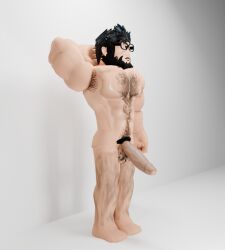 hairy_armpits hairy_balls hairy_male male_only roblox roblox_bara roblox_himbo