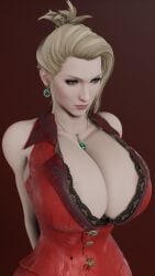 1girls 3d 3d_animation 3d_model 3d_render 9:16 animated arms_behind_back blender blender_(software) blender_eevee blonde_hair blue_eyes cleavage earrings facing_viewer female_focus final_fantasy final_fantasy_vii huge_breasts jewelry necklace pale-skinned_female pale_skin scarlet_(ffvii) solo supurattabrain