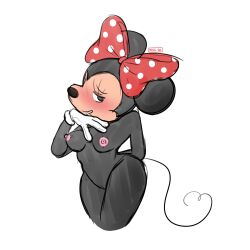 anthro ass breasts disney female furry minnie_mouse nipples nudieroodie pinup pussy