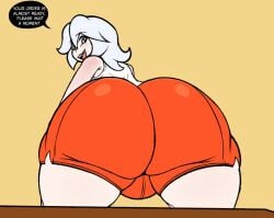 1boy bubble_ass dat_ass fat_ass femboy femboy_hooters huge_ass jacknova093 looking_back male_only nonus_(gensin) thick_ass white_hair