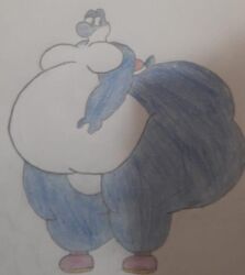 big_ass bubble_butt fat huge_ass overweight thick_thighs wide_hips yoshi