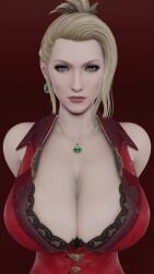 1girls 3d 3d_(artwork) 3d_animation 3d_model 3d_render 9:16 animated arms_behind_back blender blender_(software) blender_eevee blonde_hair blue_eyes bouncing_breasts cleavage earrings facing_viewer female_focus female_only final_fantasy final_fantasy_vii huge_breasts jewelry looking_at_viewer necklace pale-skinned_female pale_skin scarlet_(ffvii) shorter_than_10_seconds solo supurattabrain tagme vertical_video video