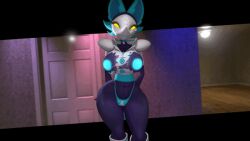 3d animated breasts_out cat_ears catgirl dancing deltarune dextrosfm female_only furry furry_female furry_tail purple_body sfm source_filmmaker tasque_manager_(cryptiacurves) tasque_manager_(deltarune) wide_hips