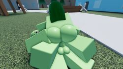 1boy 1girls 3d artist_request duo female female_penetrated green_body green_hair male male/female male_penetrating_female monster monster_cock monster_girl oc oc_character penetration riding riding_penis roblox robloxian same_species sex source_request straight straight_sex vaginal_insertion vaginal_penetration zombie zombie_girl