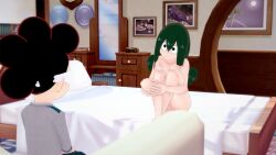 3d boku_no_hero_academia koikatsu mineta_minoru minoru_mineta my_hero_academia startrain tagme tsuyu_asui