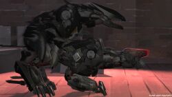 16:9 animated balls blade_wolf breath doggy_style fang-and-fantasy female feral feral_on_feral feral_penetrated feral_penetrating feral_penetrating_feral from_behind_position hi_res high_framerate huge_filesize inside konami long_playtime machine male male/female metal_gear metal_gear_rising:_revengeance mounting no_sound panting penetration robot sex tagme vaginal_penetration video widescreen