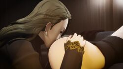 2girls 30_seconds 3d 3d_(artwork) 3d_animation amateurthrowaway anal anilingus animated animation ass atlus big_ass breasts brown_hair clothing cunnilingus female female_only hi_res human incest large_breasts light-skinned_female light_skin long_hair makoto_niijima oral pale_skin persona persona_5 rimming sae_niijima short_hair sisters skinny slim sound video yuri