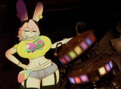 3d 3d_(artwork) big_breasts breasts busty_boy candy_cadet five_nights_at_freddy's huge_breasts peanut_butter_(theycallhimcake) tagme theycallhimcake thick_thighs wide_hips