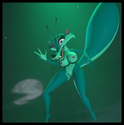 4_fingers abduction alien antennae_(anatomy) anthro big_breasts big_tail blue_sky_studios breasts cheek_tuft eyeshadow facial_tuft feet female fingers floating fur genitals green_body green_fur hi_res ice_age_(series) ice_age_collision_course makeup mammal night nipples null_sfm purple_eyes purple_eyeshadow pussy rodent sciurid scrat_spaced_out scratazon scratazon_leader solo tail tree_squirrel tuft