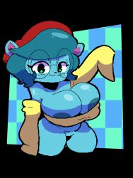 big_breasts furry janet_(windreg1) original_character pixel_art windreg