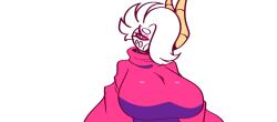 antdraws big_breasts breasts buglatte bugspresso enormous_breasts faker_(lofiglade) horn large_breasts lofiglade marblebit pixelsoda smolmarble sweater