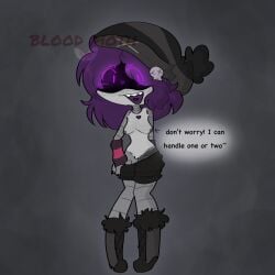 1girls 2d artist_name blood_moth blood_moth_(artist) english_text female female_only humanoid murder_drones robot robot_girl robot_humanoid screen_face self_harm self_harm_scars solo talking text uncensored username uzi_(murder_drones)